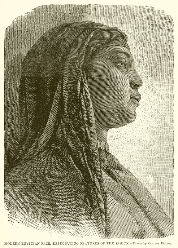 आधुनिक मिस्र का चेहरा, स्फिंक्स की विशेषताएं द्वारा अंग्रेजी स्कूल