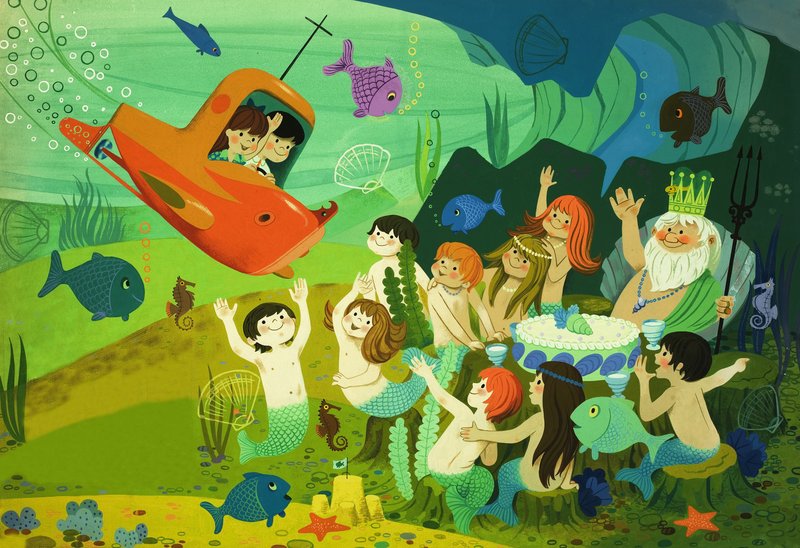 आधुनिक परी कथा: पनडुब्बी और mermaids द्वारा अंग्रेजी स्कूल