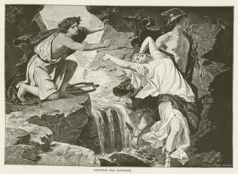 Orpheus और Eurydice (उत्कीर्णन) द्वारा अंग्रेजी स्कूल