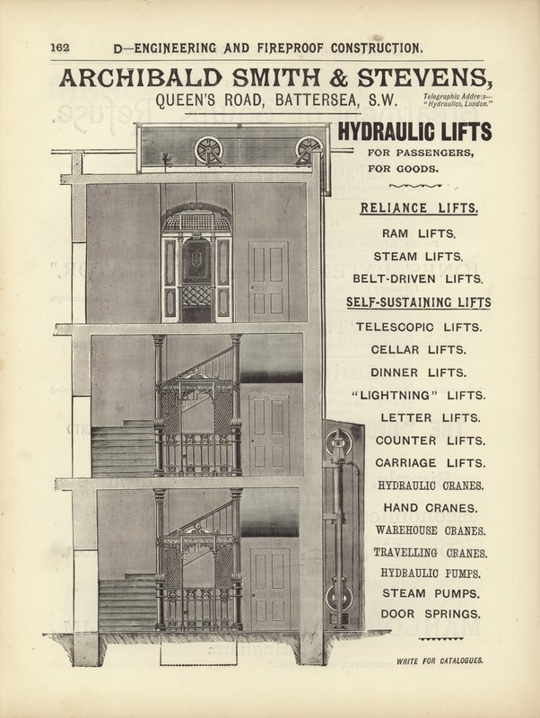 आर्किटेक्ट्स, सर्वेयर और इंजीनियर्स कम्पेंडियम 1892 से पेज द्वारा अंग्रेजी स्कूल