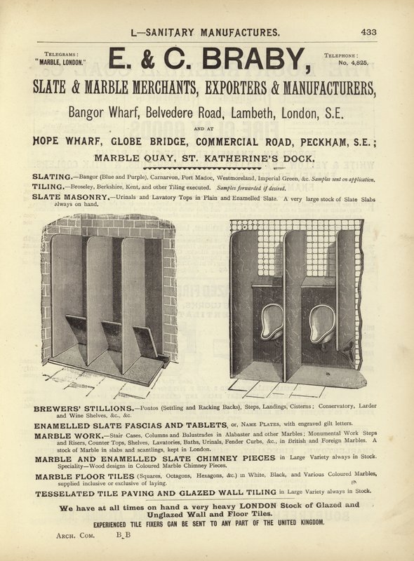 आर्किटेक्ट्स, सर्वेयर और इंजीनियर्स कम्पेंडियम 1892 से पेज द्वारा अंग्रेजी स्कूल