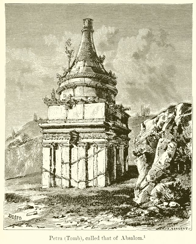 पेट्रा (मकबरा), जिसे अबशालोम कहा जाता है द्वारा अंग्रेजी स्कूल