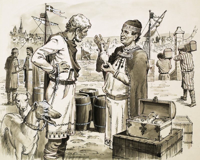 Phoenecian व्यापारी द्वारा अंग्रेजी स्कूल