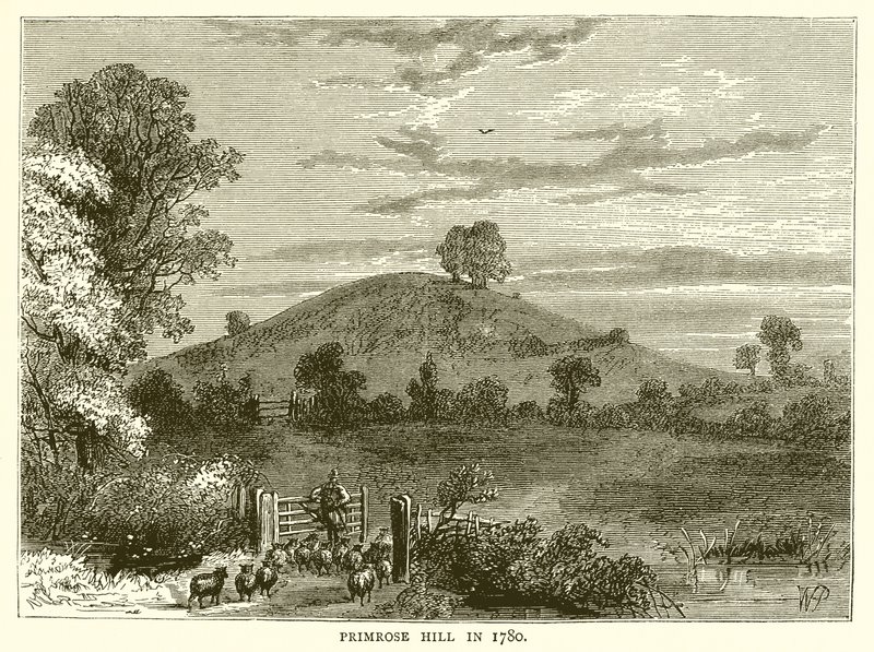 1780 में प्रिमरोज़ हिल द्वारा अंग्रेजी स्कूल