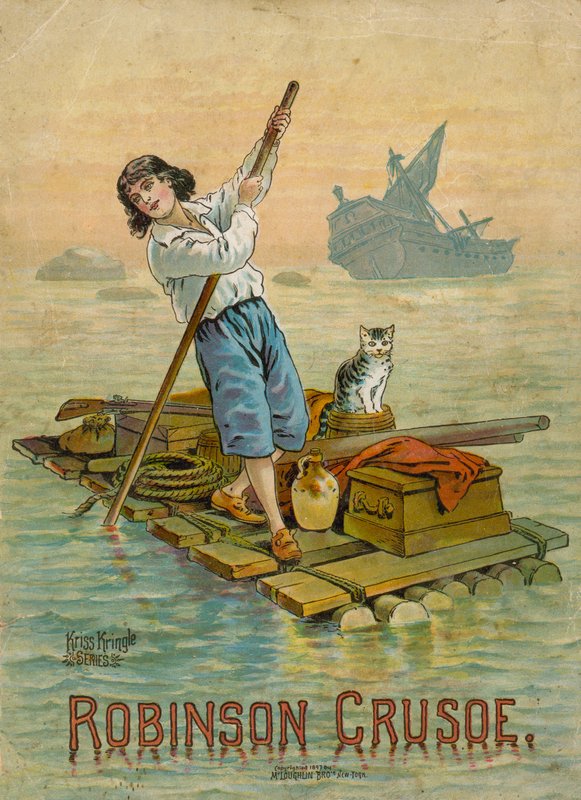रॉबिन्सन Crusoe अपनी बेड़ा पर द्वारा अंग्रेजी स्कूल