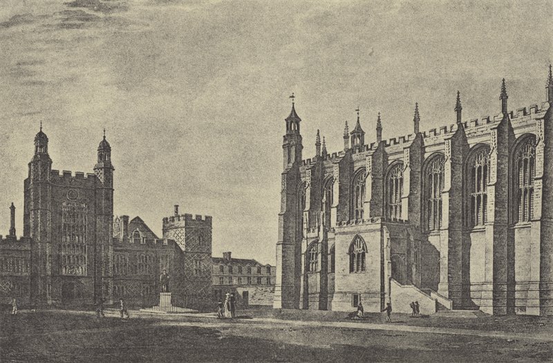 1814 में स्कूल का मैदान (गुरुत्वाकर्षण) द्वारा अंग्रेजी स्कूल