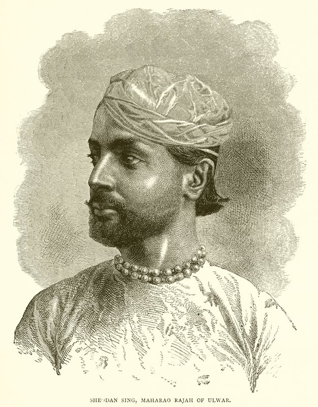 श्योदान सिंह, उलवार के महाराजा राजा द्वारा अंग्रेजी स्कूल