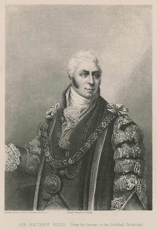 सर मैथ्यू वुड, लंदन के लॉर्ड मेयर, 1809 द्वारा अंग्रेजी स्कूल