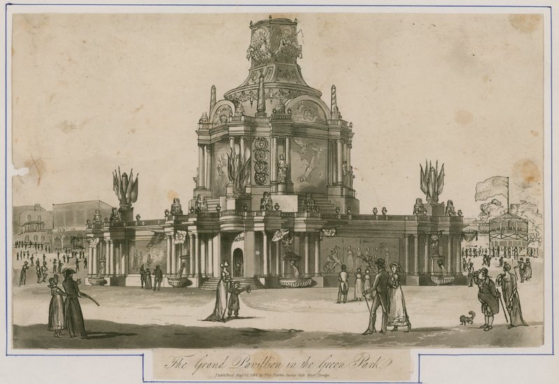 1814 की शांति के लिए कॉनकॉर्ड का मंदिर बनाया गया द्वारा अंग्रेजी स्कूल