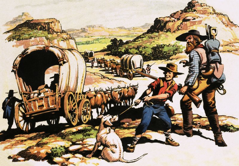1835-37 का महान ट्रेक द्वारा अंग्रेजी स्कूल