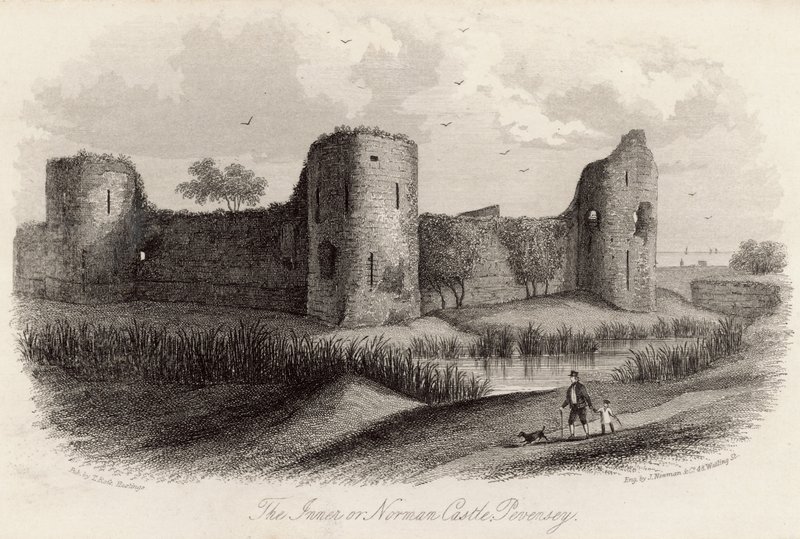 Pevensey में भीतरी या नॉर्मन कैसल द्वारा अंग्रेजी स्कूल