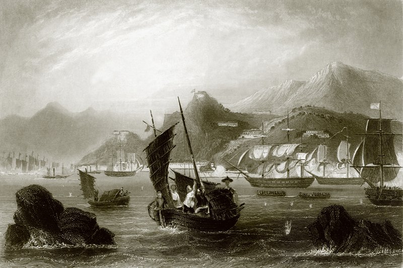अमोय द्वीप, &39;पायने यूनिवर्सम&39;, 1847 से द्वारा अंग्रेजी स्कूल