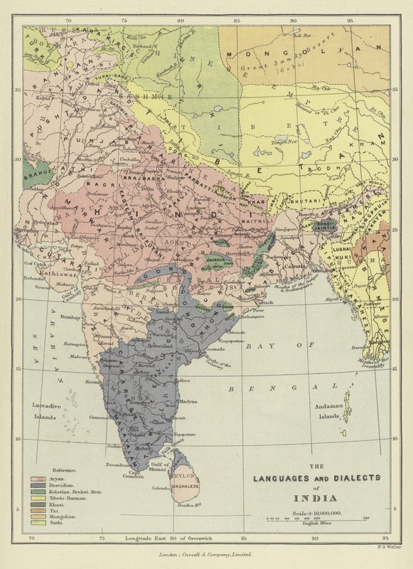 भारत की भाषाएँ और बोलियाँ द्वारा अंग्रेजी स्कूल