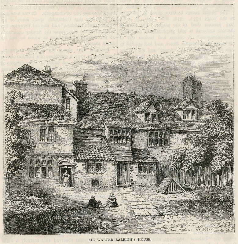 द ओल्ड पाइड बुल (रियर), सर वाल्टर रैलीज हाउस द्वारा अंग्रेजी स्कूल