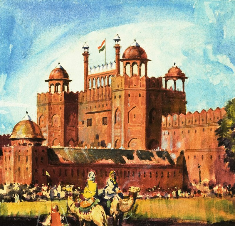 लाल किला, दिल्ली द्वारा अंग्रेजी स्कूल
