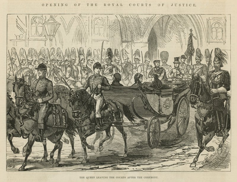 द रॉयल कोर्ट ऑफ़ जस्टिस: द क्वीन ऑफ़ द कोर्ट्स ऑफ़ द फंक्शन द्वारा अंग्रेजी स्कूल