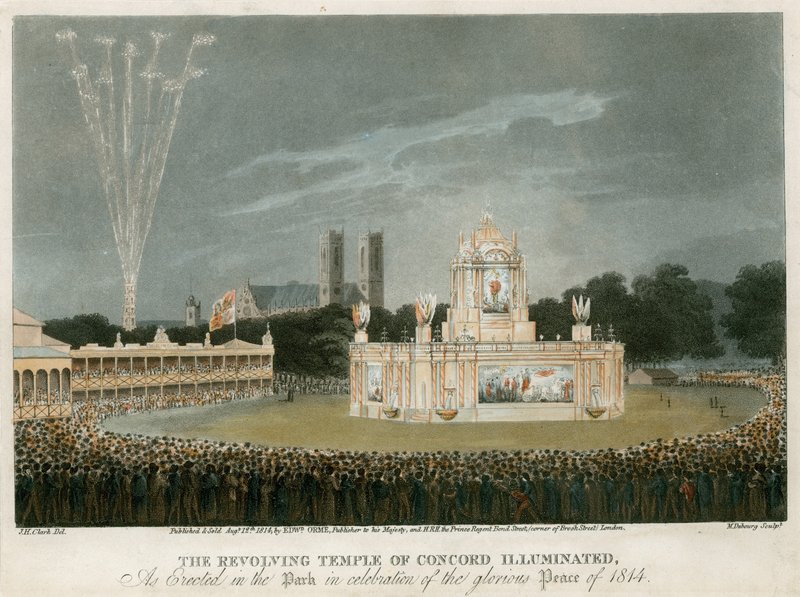 1814 की शांति के लिए मंदिर का निर्माण द्वारा अंग्रेजी स्कूल