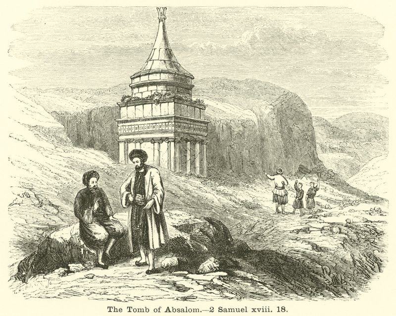 अबशालोम का मकबरा, 2 शमूएल, xviii, 18 द्वारा अंग्रेजी स्कूल