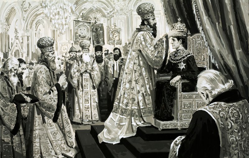 Czar के रूप में इवान का राज्याभिषेक रूसी इतिहास में एक कदम था द्वारा अंग्रेजी स्कूल