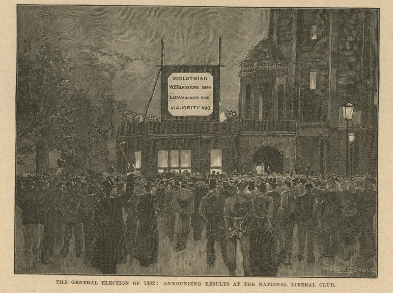 1892 का आम चुनाव द्वारा अंग्रेजी स्कूल