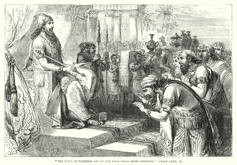 तर्शीश और द्वीपों के राजा भेंट लाएंगे, भजन संहिता LXXII द्वारा अंग्रेजी स्कूल