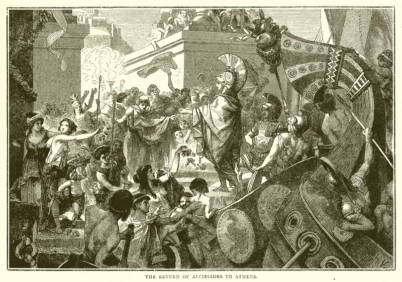 एथेंस में Alcibiades की वापसी द्वारा अंग्रेजी स्कूल