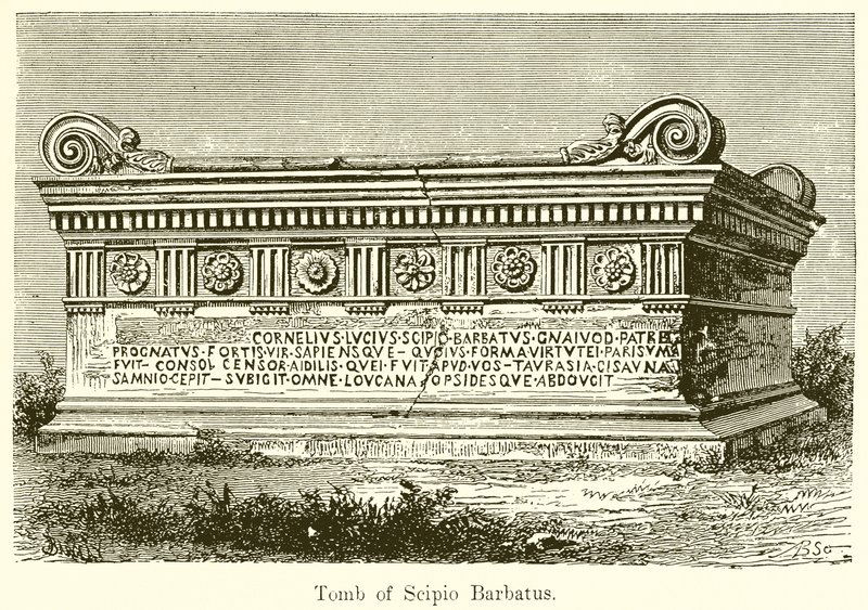 Scipio दाढ़ी के मकबरे द्वारा अंग्रेजी स्कूल
