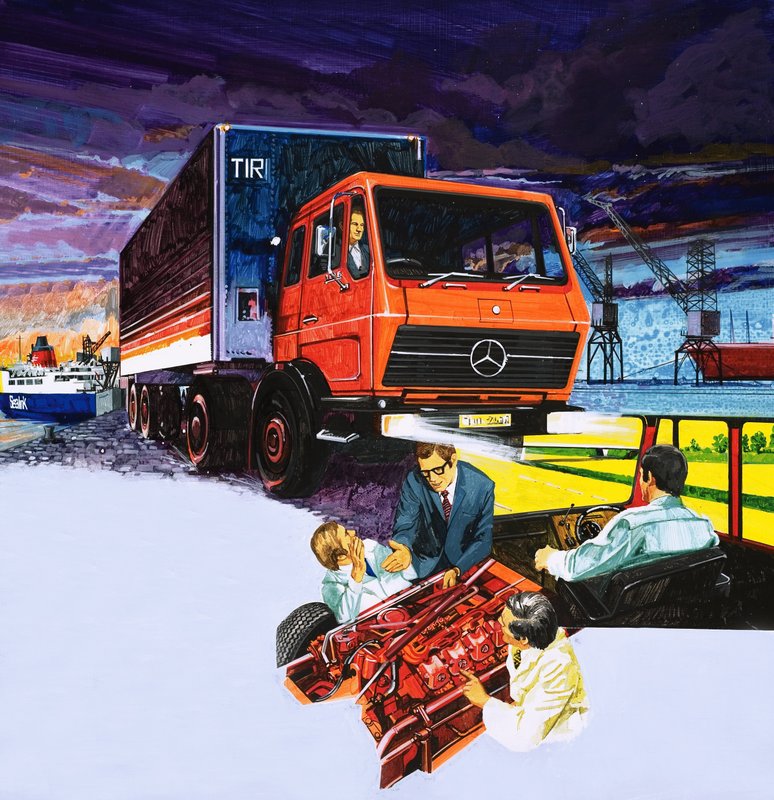 ट्रक द्वारा अंग्रेजी स्कूल