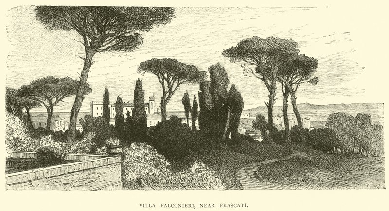 Frascati के पास Villa Falconieri द्वारा अंग्रेजी स्कूल