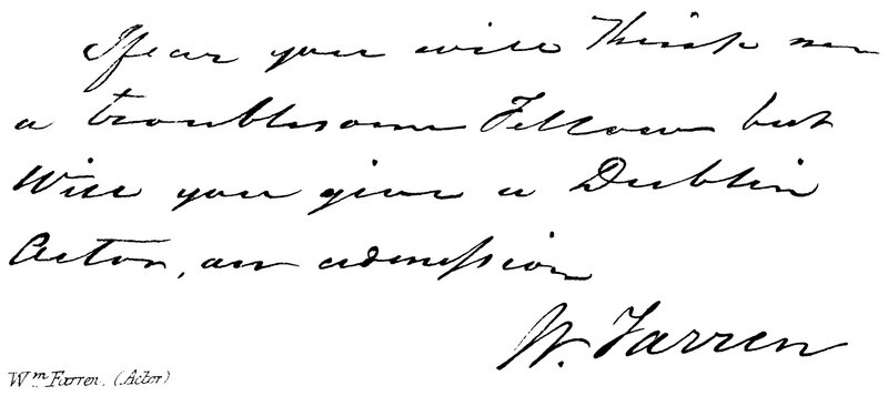 Wm Farren, (अभिनेता) द्वारा अंग्रेजी स्कूल