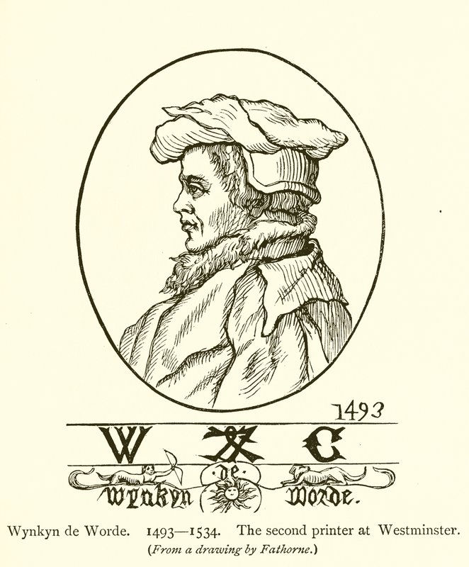 Wynkyn de Worde, वेस्टमिंस्टर का दूसरा प्रिंटर द्वारा अंग्रेजी स्कूल