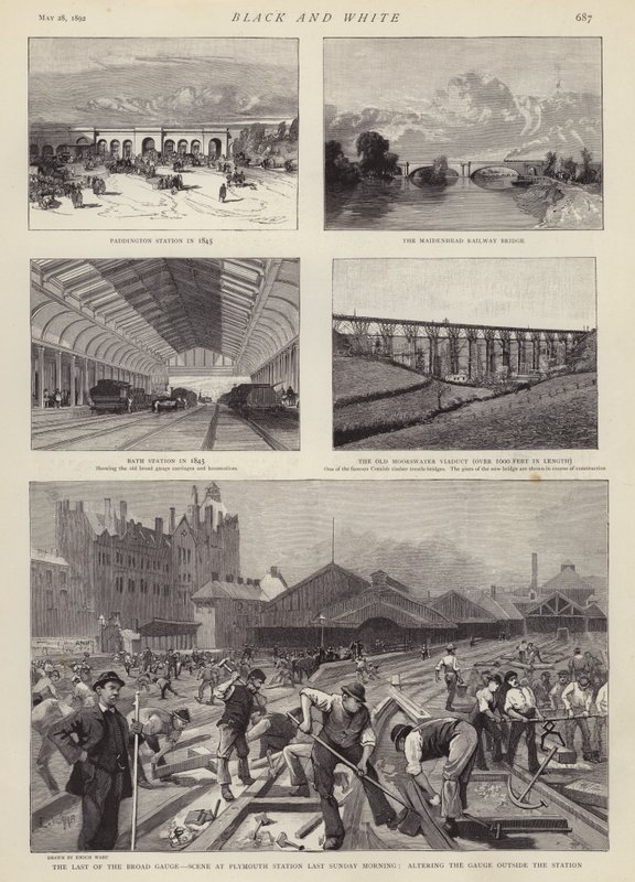 ग्रेट वेस्टर्न रेलवे (GWR) (लिथो) द्वारा हनोक वार्ड