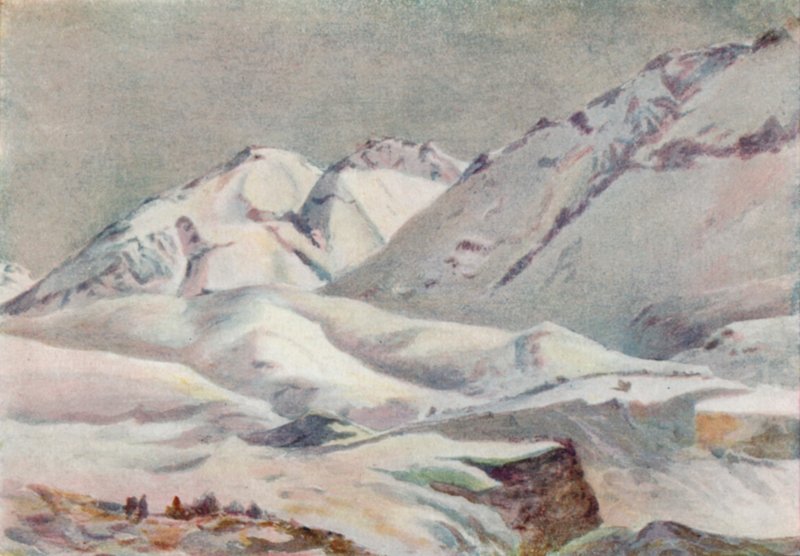 एंडीज (रंग लिथो) द्वारा अर्नेस्ट विलियम क्रिसमस