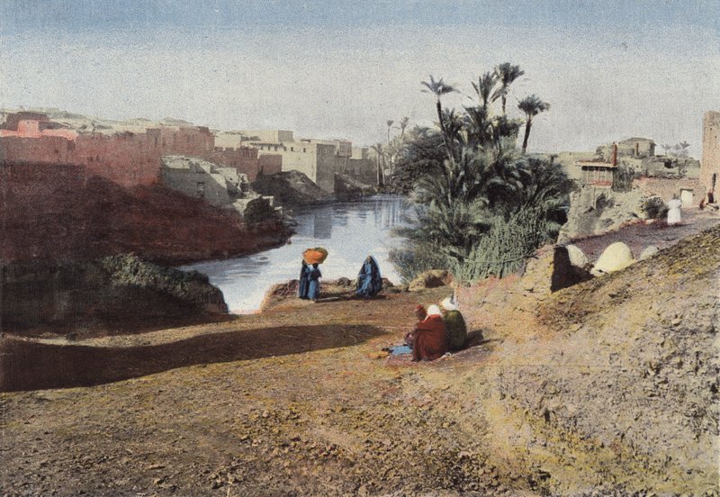 Medinet-अल-Fayoum द्वारा यूरोपीय फोटोग्राफर