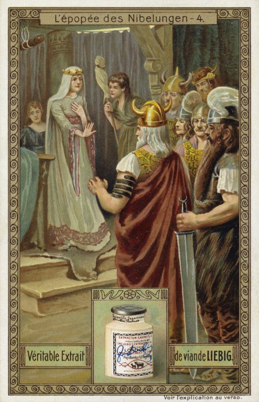Nibelungenlied से दृश्य द्वारा यूरोपीय स्कूल