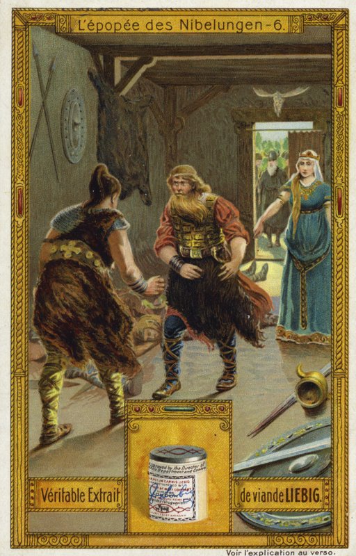 Nibelungenlied से दृश्य द्वारा यूरोपीय स्कूल