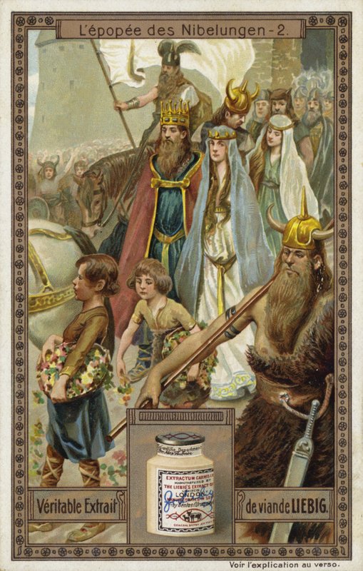 Nibelungenlied से दृश्य द्वारा यूरोपीय स्कूल