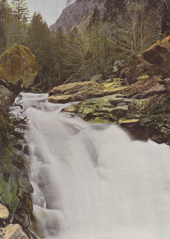 Cauterets, Cascade of Mauhourat द्वारा यूरोपीय फोटोग्राफर