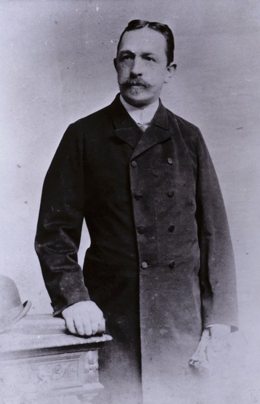 ओस्कर लेन्ज़, जर्मन-ऑस्ट्रियाई भूविज्ञानी और खनिज विज्ञानी (बी/डब्ल्यू फोटो) द्वारा यूरोपीय फोटोग्राफर