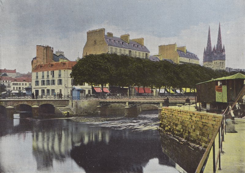 Quimper, Steyr और LOdet का संगम द्वारा यूरोपीय फोटोग्राफर