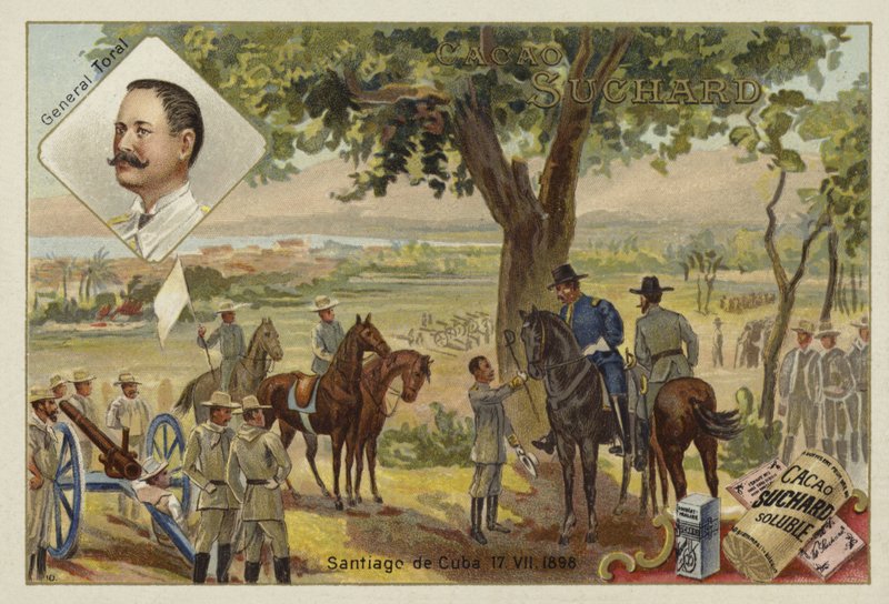 सैंटियागो डे क्यूबा, स्पेनिश-अमेरिकी युद्ध, 17 जुलाई 1898 की घेराबंदी के बाद जनरल तोरल और स्पेनिश का आत्मसमर्पण द्वारा यूरोपीय स्कूल