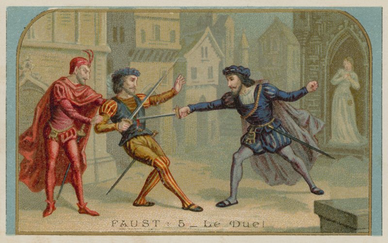 Faust से दृश्य द्वारा यूरोपीय स्कूल