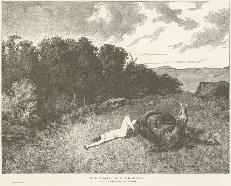 ब्रुनेहट की मौत द्वारा Evariste Vital Luminais