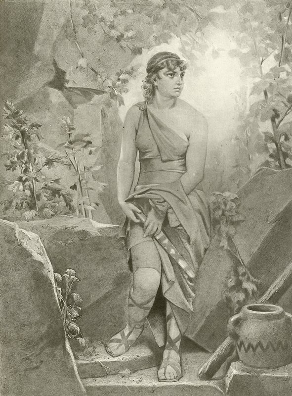 Cymbeline। अधिनियम III, दृश्य VI (गुरुत्वाकर्षण) द्वारा फेलिक्स ऑक्टेवियस कार डारले