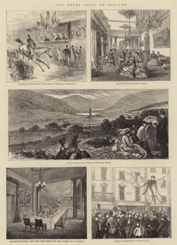 द रॉयल विजिट टू आयरलैंड द्वारा फ्रांसिस एस वाकर
