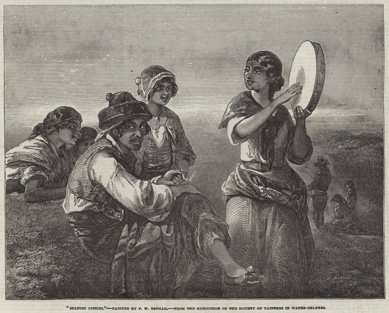 स्पैनिश Gipsies द्वारा फ्रांसिस विलियम टोपहम