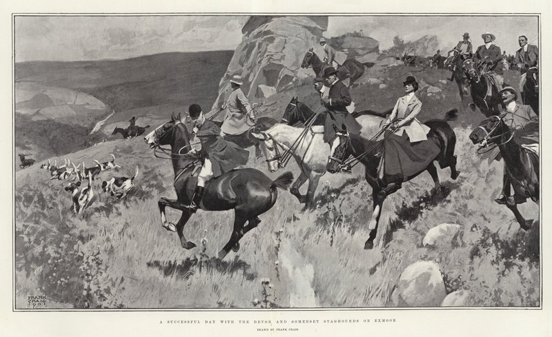 एक्वूर पर डेवोन और समरसेट स्टैग्यूड्स के साथ एक सफल दिन द्वारा फ्रैंक क्रेग