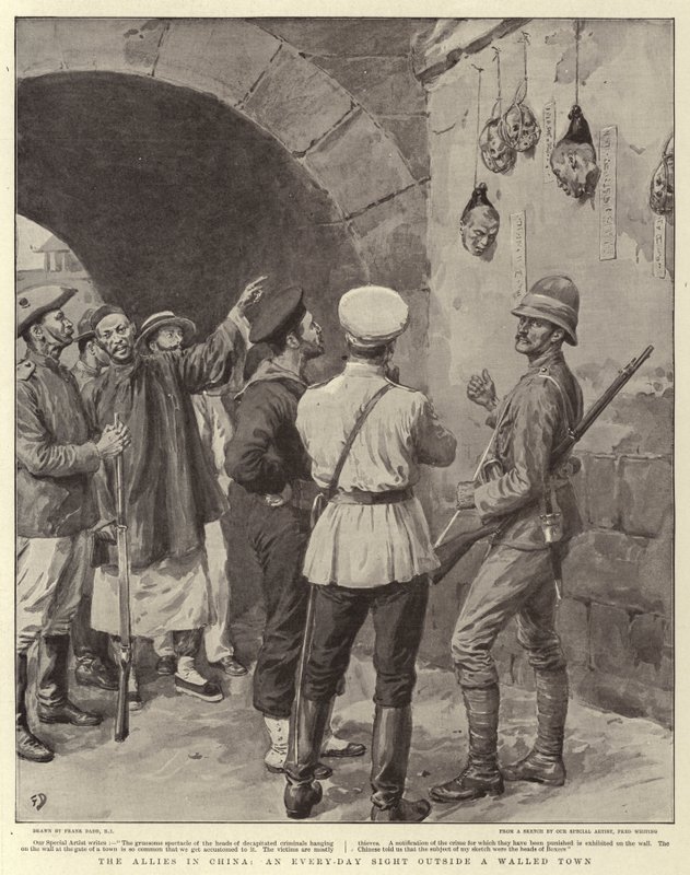 चीन में मित्र राष्ट्रों, एक हर दिन एक शहर की दीवार के बाहर दृष्टि द्वारा फ्रैंक डैड