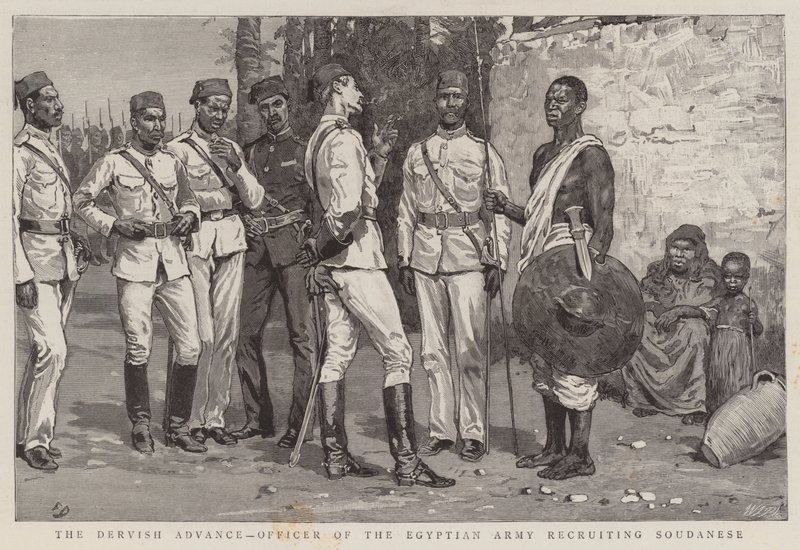 डोरिश एडवांस, मिस्र की सेना के अधिकारी सौदानी भर्ती करते हैं द्वारा फ्रैंक डैड