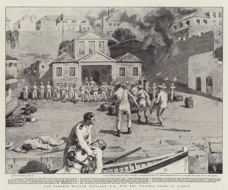 कैसे सर्जन विलियम माइलार्ड, आरएन, ने कैंडिया में विक्टोरिया क्रॉस जीता द्वारा फ्रैंक डैड